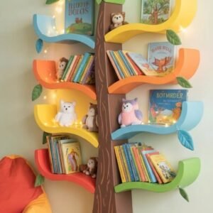 Bibliothèque Maisonnette Colorée