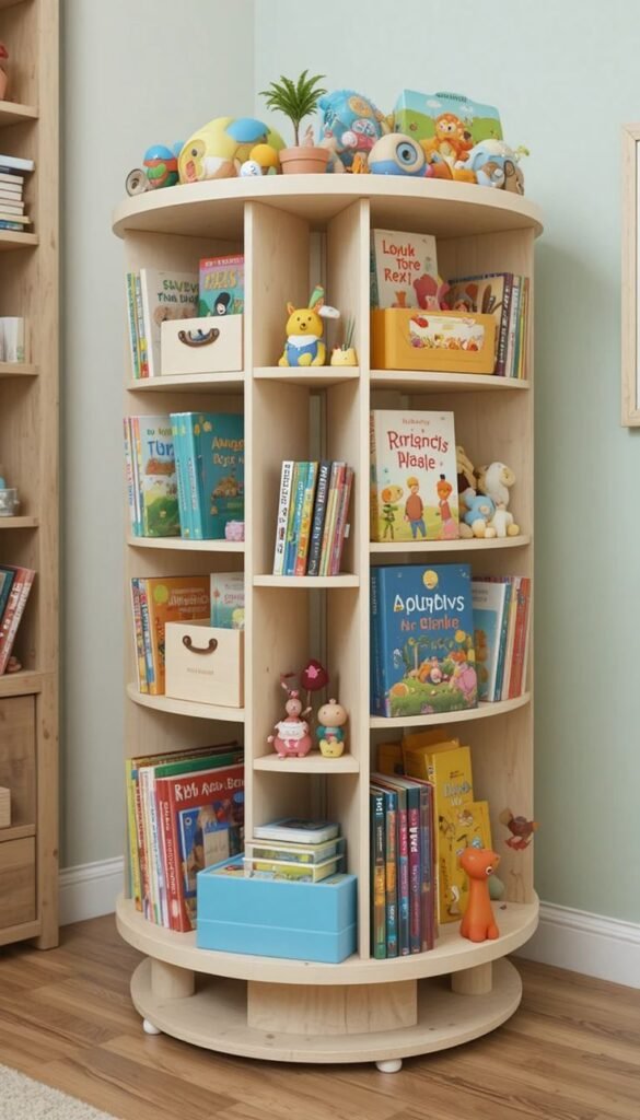 Bibliothèque Maisonnette Colorée